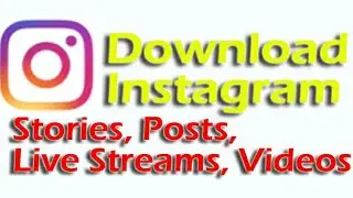 How to download Instagram stories/posts/videos/live streams | Download Instagram posts and stories