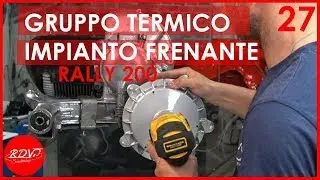 Vespa Rally 200 - Montaggio gruppo termico e impianto frenante (27)