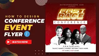 Creative Conference Event Flyer in PIXELLAB | ON ANDROID