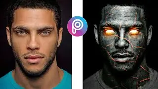 Horror Look Make in Picsart tutorial👈