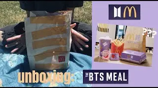 i tried the BTS McDonalds Meal!🍟