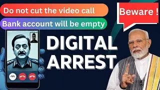 What is Digital Arrest | Cyber Fraud | How to stay safe from Digital Arrest #digitalarrest #modi