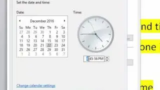 how to change date and time in windows 10