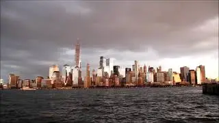 Нью Йорк на закате.