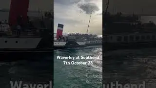 Waverley, the world’s last sea going paddle steamer at Southend Pier