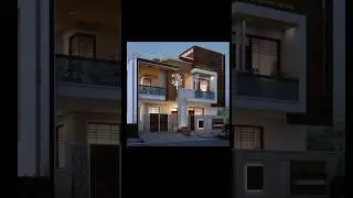 Dream home design| Beautiful double story house #shots#interior#architectual#music#arabic#design