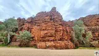 Amazing Walk In The Dry Creek Bed - Trephina Gorge Alice Springs😍Van Life 21
