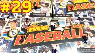 2023 TOPPS HERITAGE 4 HOBBY BOX OPENING!  TOP 40 COUNTDOWN!