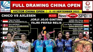 Hasil Drawing 32 Besar China Open 2023 Live MNC TV -- GINTING JORJI JOJO -- 16 Wakil Hadapi Unggulan