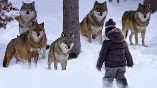 The Boy remembered this meeting with the Wolves for the rest of his life!