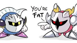 Galacta Knight Calls Meta Knight FAT (Kirby Comic Dub)