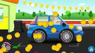 Fun Car Wash for kids | Educational game for kids | learn how to clean many | MOMKIDS