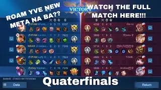 MCL TOURNAMENT QUATERFINALS 3.0 || YVE GAMEPLAY || Mobile Legends