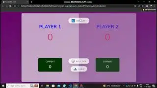 Score 20 to win javascript based 2 player game implementation with source code in description
