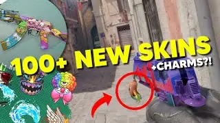 NEW CS2 ARMORY UPDATE - 100+ NEW ITEMS, CHARMS, SKINS & STICKERS (ARMORY PASS)