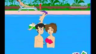 swimming pool kiss game walkthrough- How to play swimming pool kiss Game