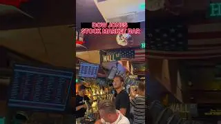 DOW JONES STOCK MARKET BAR IN 📍BARCELONA SPAIN 