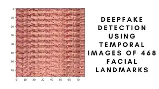 B.Tech Thesis: Deepfake Detection using ImageNet models and Temporal Images of 468 Facial Landmarks