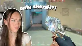 Valorant except i can only use sheriff (I surprised myself)