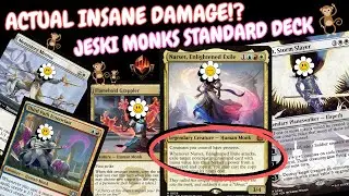 Jeski Monks = INSANE DAMAGE? - MTG Standard Deck