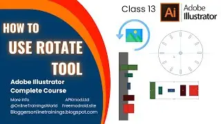 How to Use the Rotate Tool Create Beautiful Clock like a Pro 2024 Class 13