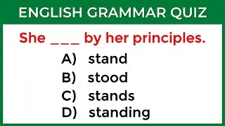 Mixed English Grammar: Can You Pass This Test? #challenge 21
