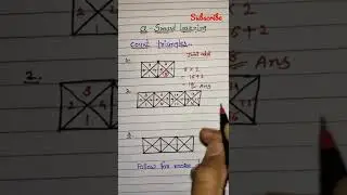 Count triangle | short tricks | maths reasoning short tricks | talati exam maths tricks | #shorts