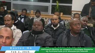 Jaaliyadda Boston oo ku taageeray P/land dagaalka ciribtirka Daacish