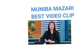 Muniba  mazari best video clip # iron lady # motivational speaker# may nh hum # a new journey