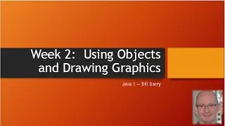 Java1-02 Using Objects and Drawing Graphics - Demo1