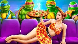 Меня удочерили черепашки ниндзя! Экстремальные прятки в коробках челлендж с черепашками ниндзя!