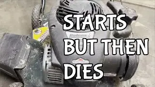 Bolens Lawnmower Starts And Then Dies