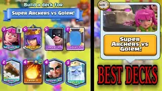 Clash Royale Super Archers vs Golem Event: Which Side Will Prevail in Battle?