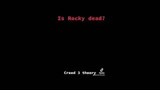 ROCKY IS DEAD! Creed 3 theory #creed #rockybalboa #death #overall #boxing #creed3 #theory