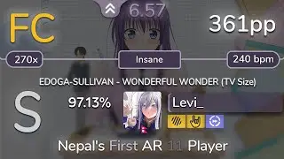 🔔 6.67 ⭐ Levi_ | | EDOGA-SULLIVAN - WONDERFUL WONDER [Insane] +HDDTHR 97.13% FC | 361pp