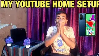 my youtube studio setup village boy||my simple youtube studio setup ||#sattus