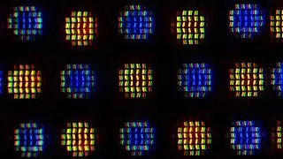 Touchscreen pixels under the microscope at 40x magnification