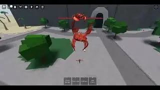 The Strongest Battlegrounds showcase (boss character)