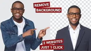 2 FREE Websites to Remove Image Background using just 1-click |So Easy