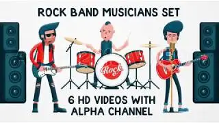 Rock Band Cartoon Animation | Видеоуроки kopirka-ekb.ru