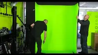 LEDGO self standing Green Screen frame and LED strip light kit