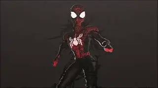 Spiderman SYMBIOTE TRANSFORMATION Animation (Blender)