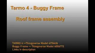Tarmo 4 - Buggy roof frame assembly