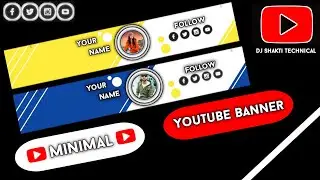 2023 How To Make Logo For Youtube Channel Banner In Pixellab || Only 5 Mins || Dj Shakti Technical