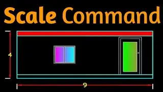 🔥How to Use Scale command in Autocad🔥SCALE Command in AUTOCAD🔥auto cadd tutorial