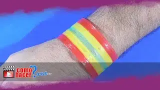 Como hacer Brazaletes o Pulseras con Sorbetes y una plancha - MUY COLORIDA