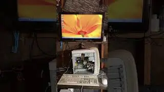 Sneak peek at the next part for the #compaq, starting up a fresh #windows 2000 install. #retro