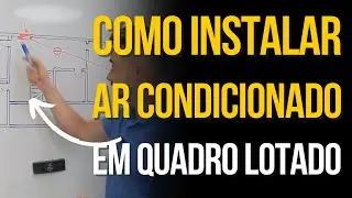 Esta Instalação de Ar Condicionado vai dar trabalho