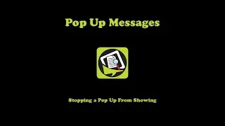 Stopping a Popup from Showing
