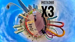 E-Scooter  in Corniche, Doha Qatar - Insta360 X3 4K